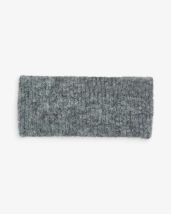 Bandeau croisé en maille anthracite Auden
