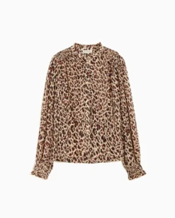 Blouse fluide ample à imprimé leo Almira