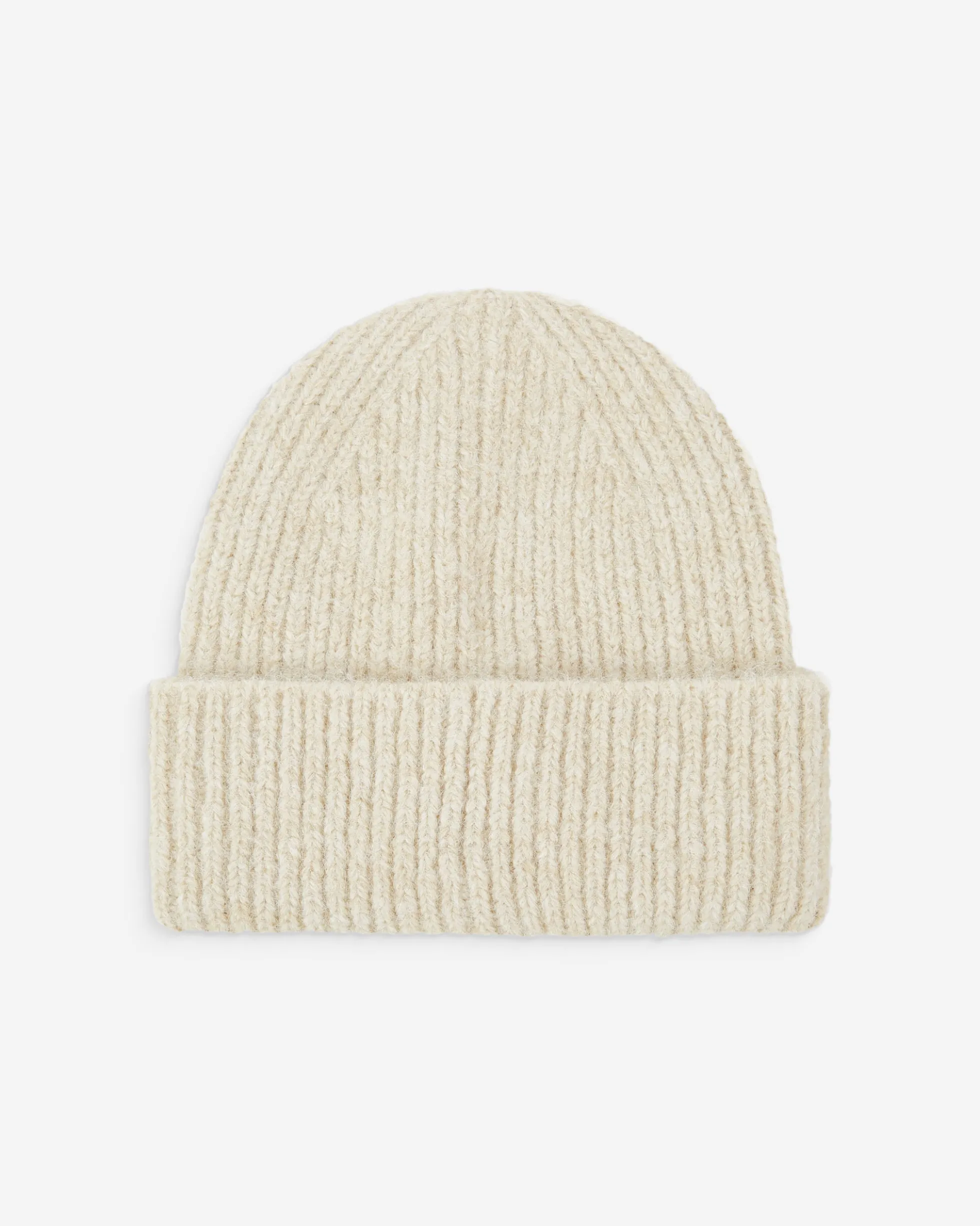 Bonnet en laine mélangée sable Antorin