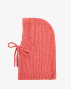 Cagoule en laine mélangée blush Samourai