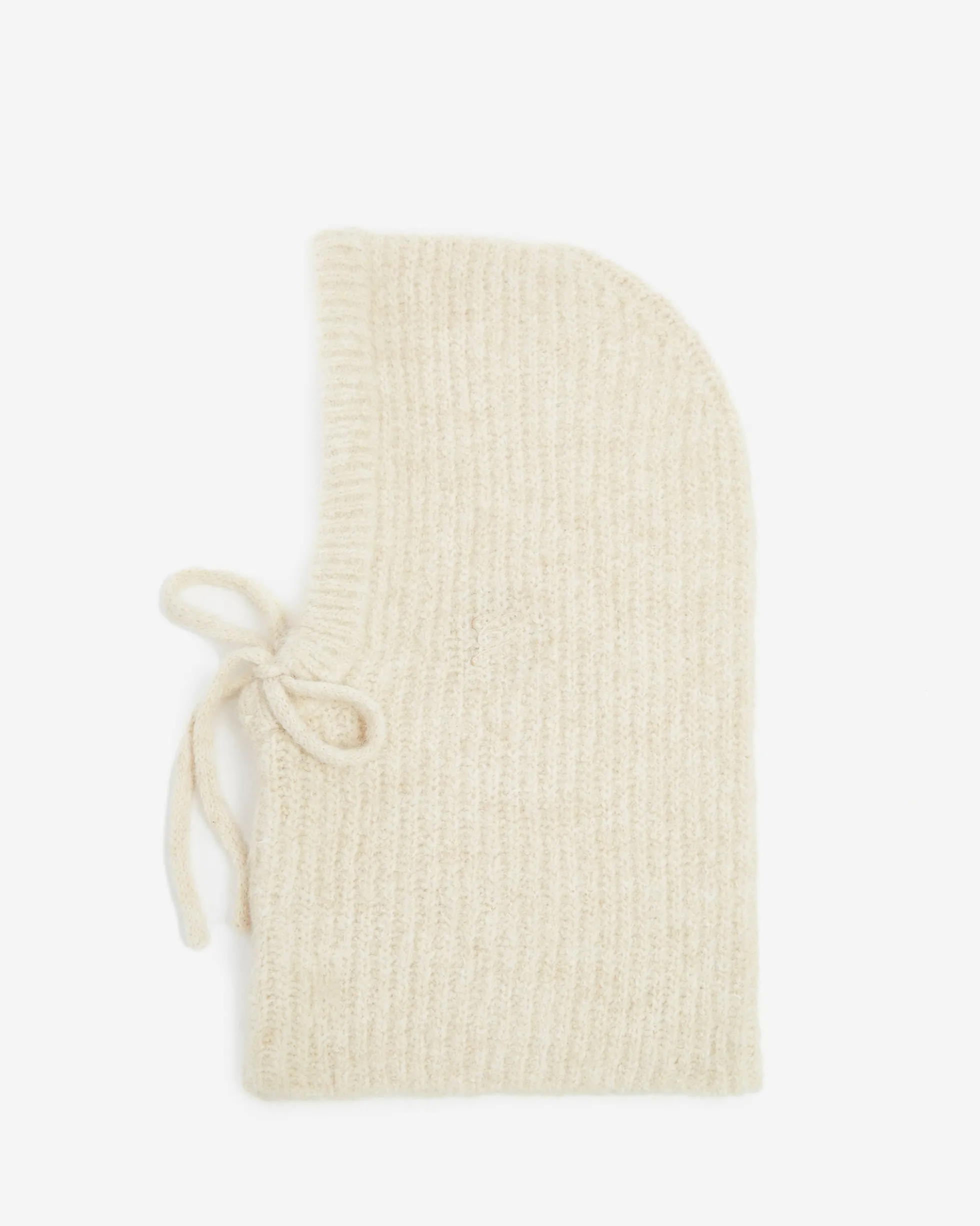 Cagoule en laine mélangée sable Samourai