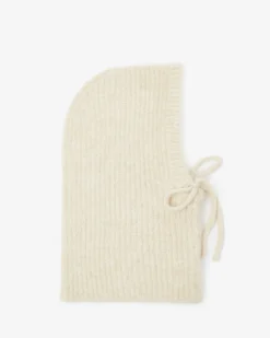 Cagoule en laine mélangée sable Samourai