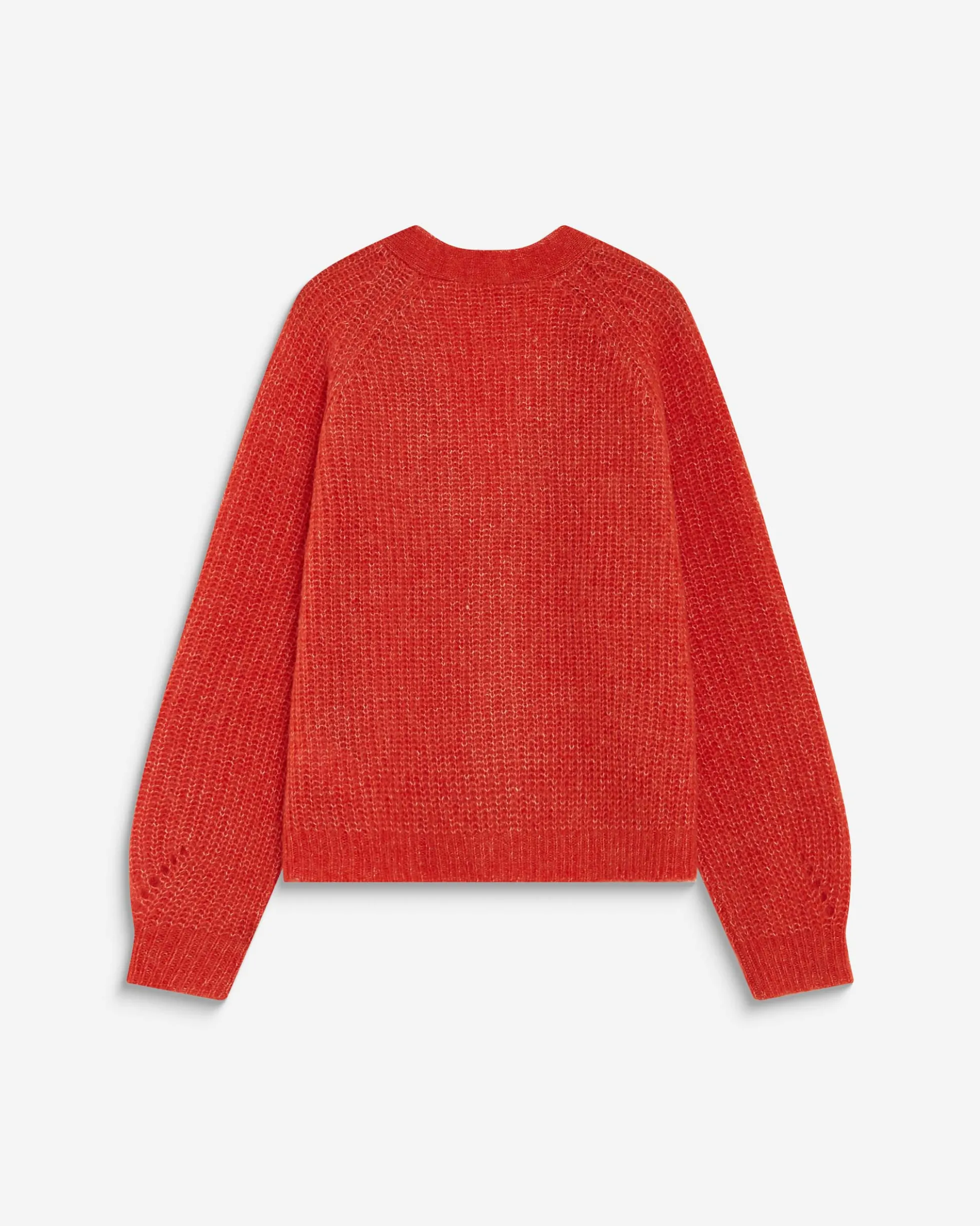 Cardigan oversize manches longues sanguine Saluda