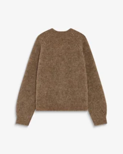 Cardigan oversize manches longues mocha Saluda