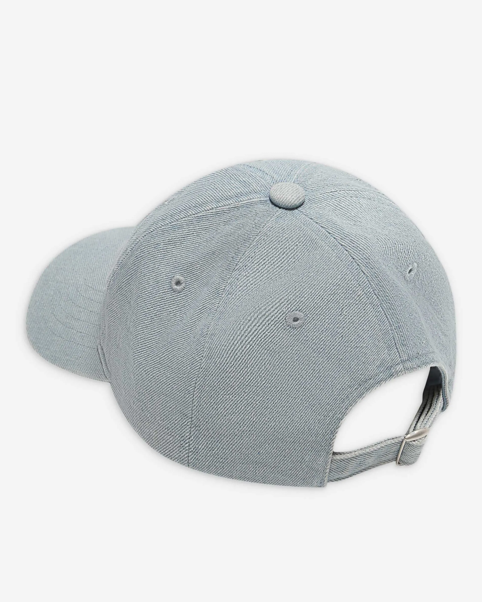Casquette en coton réglable brodée devant skyblue Slimane