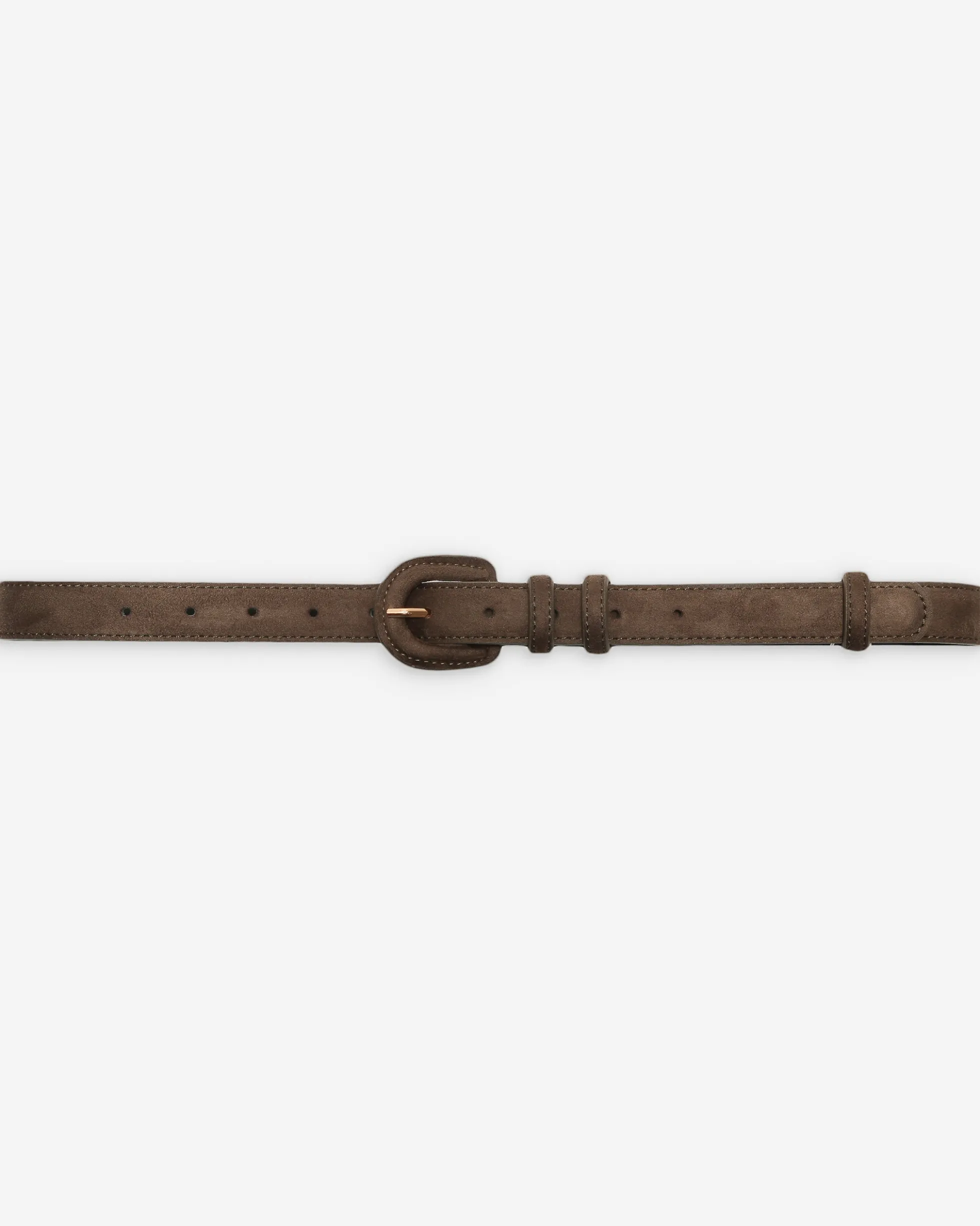 Ceinture en suède boucle assortie kaki Scotland