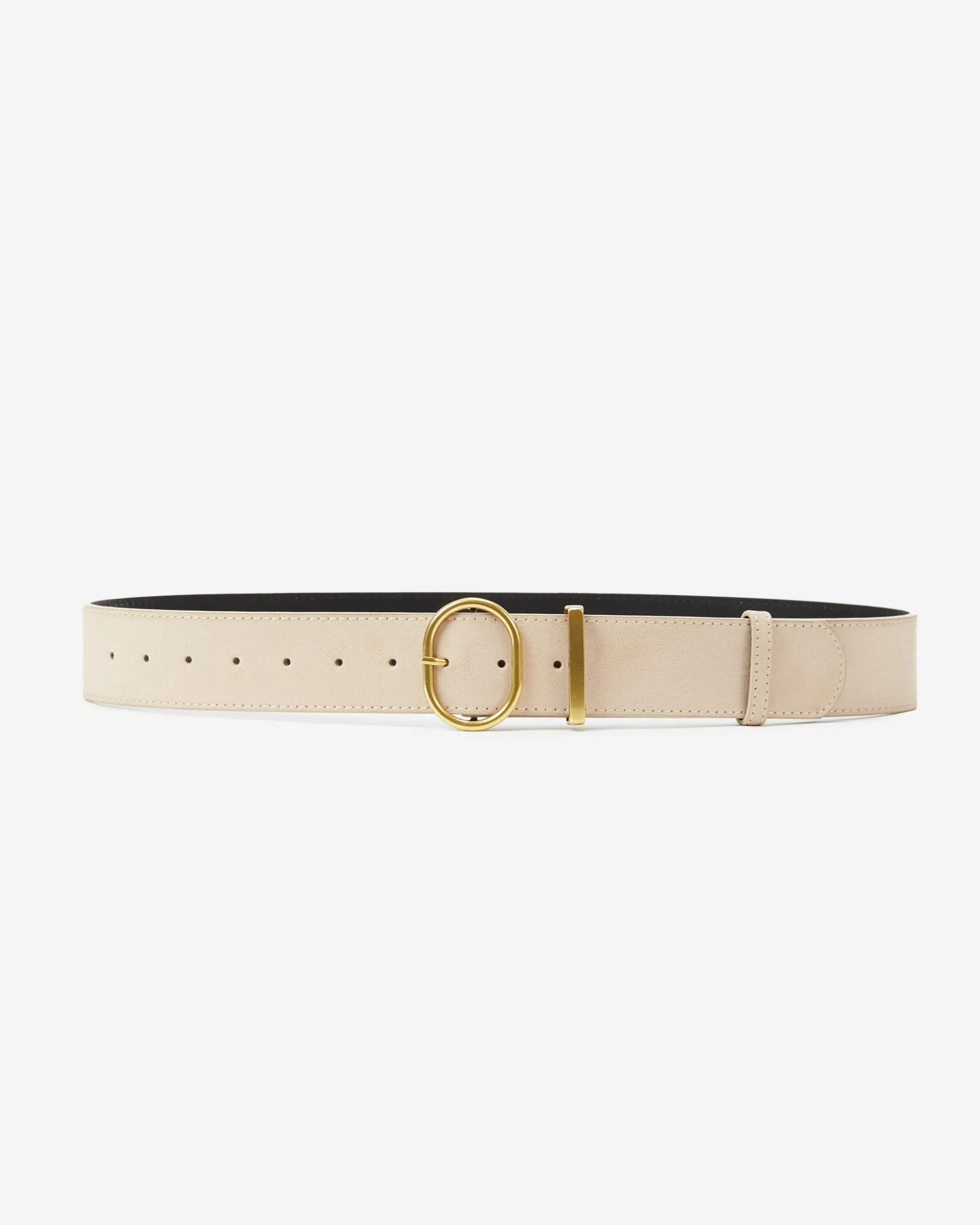Ceinture en suédine boucle doré sable Swinton