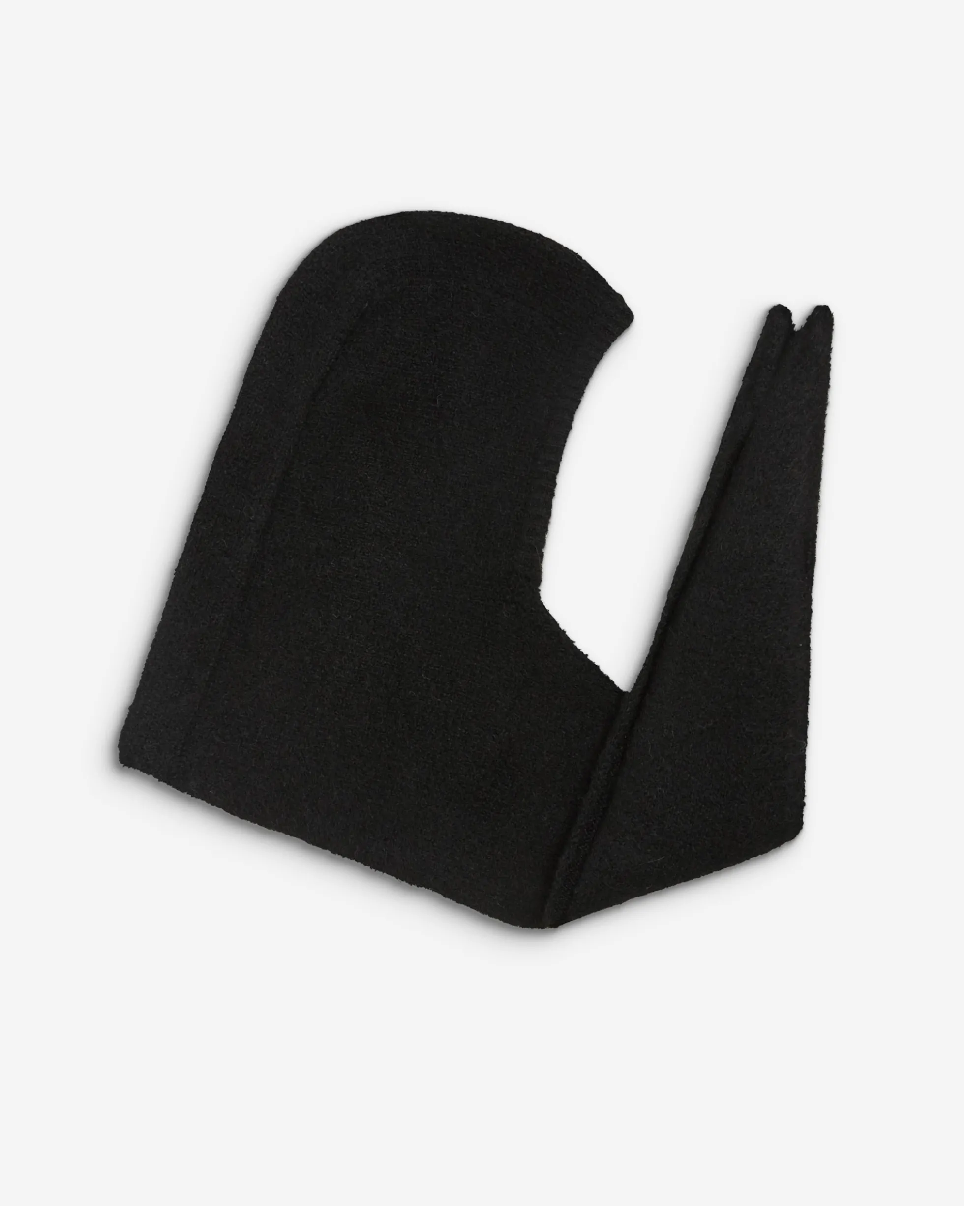 Écharpe capuche en maille tricotée noir Briony