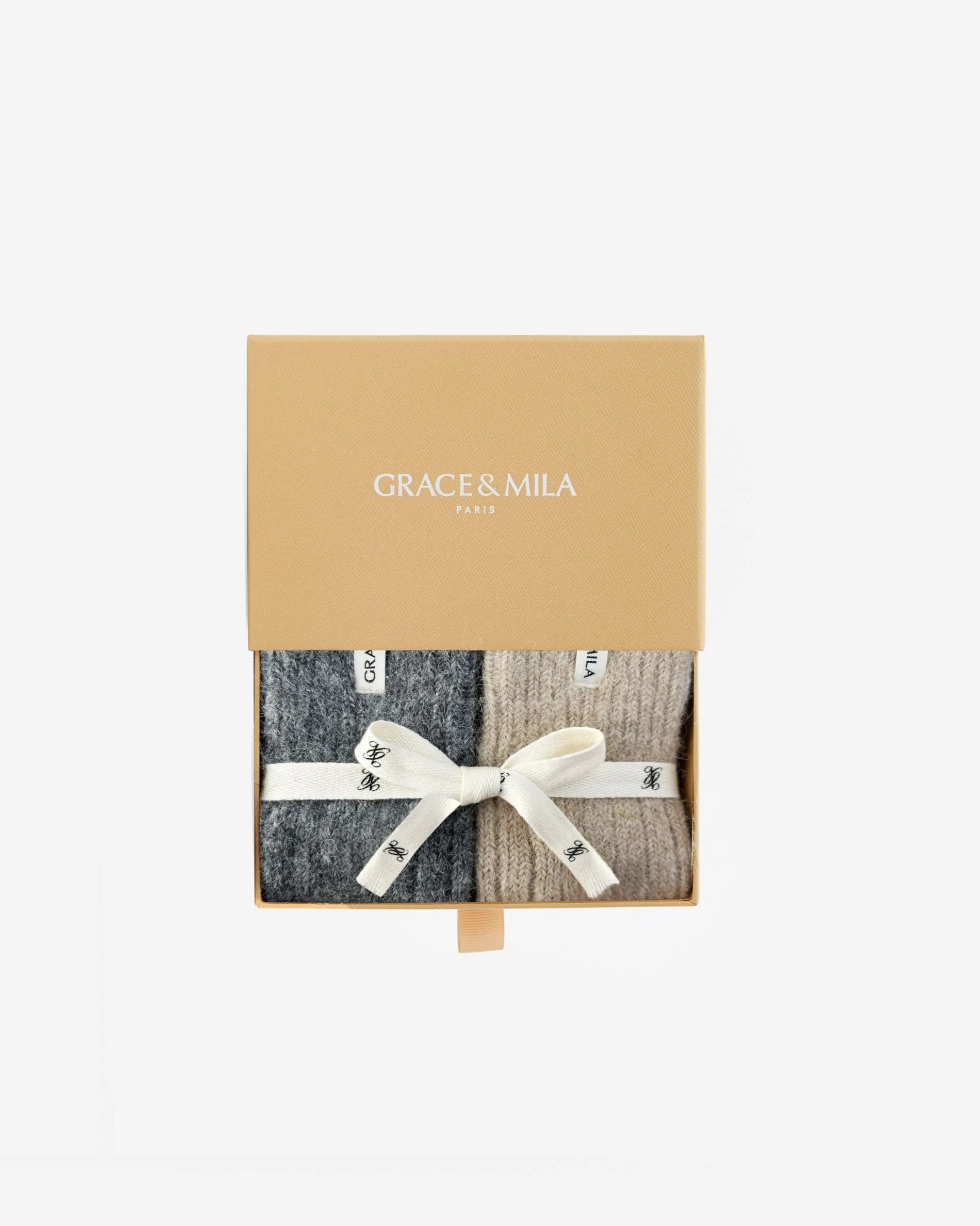 Chaussettes épaisses en laine mélangée multico Arlen