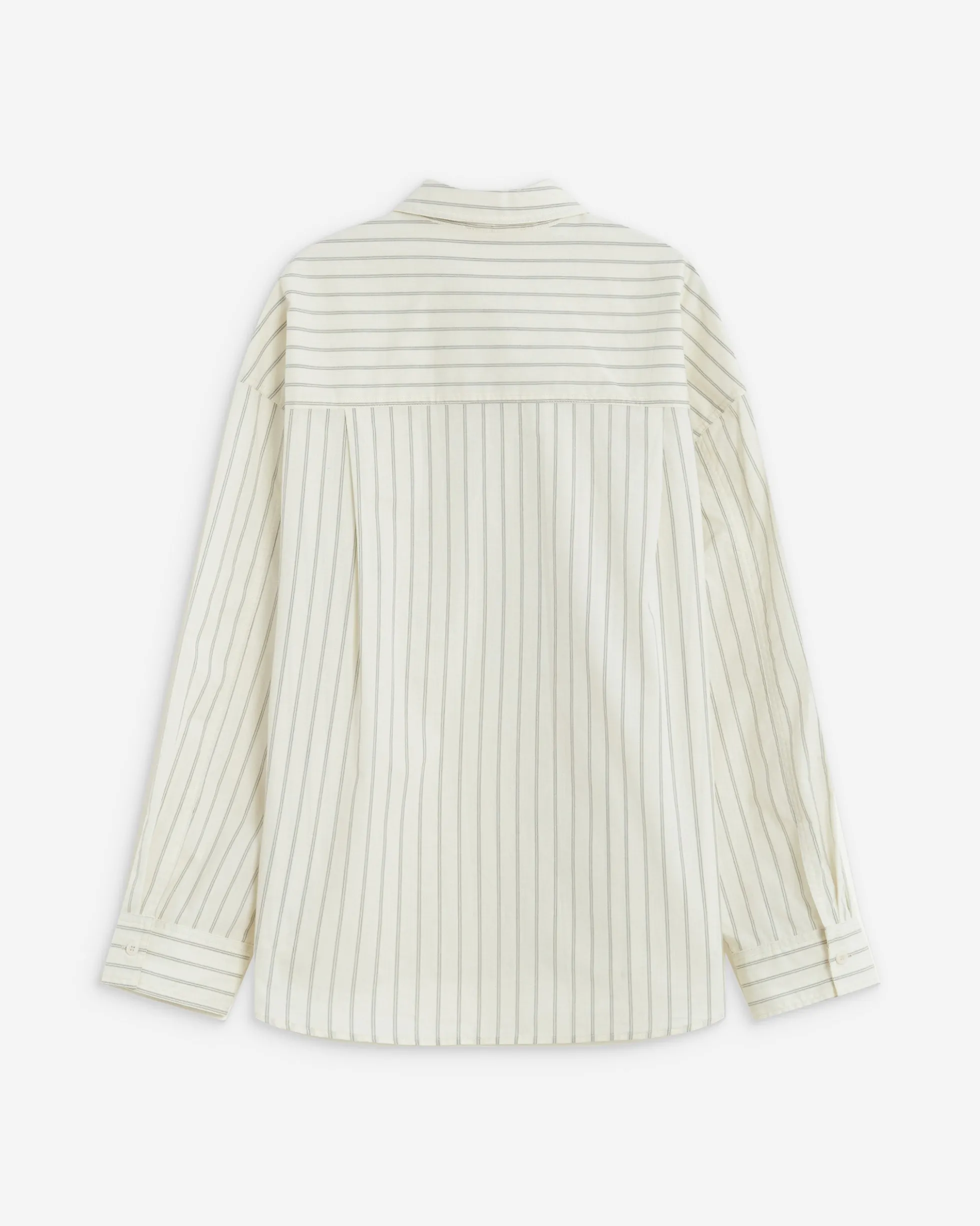 Chemise oversize à cravate amovible ecru Athena