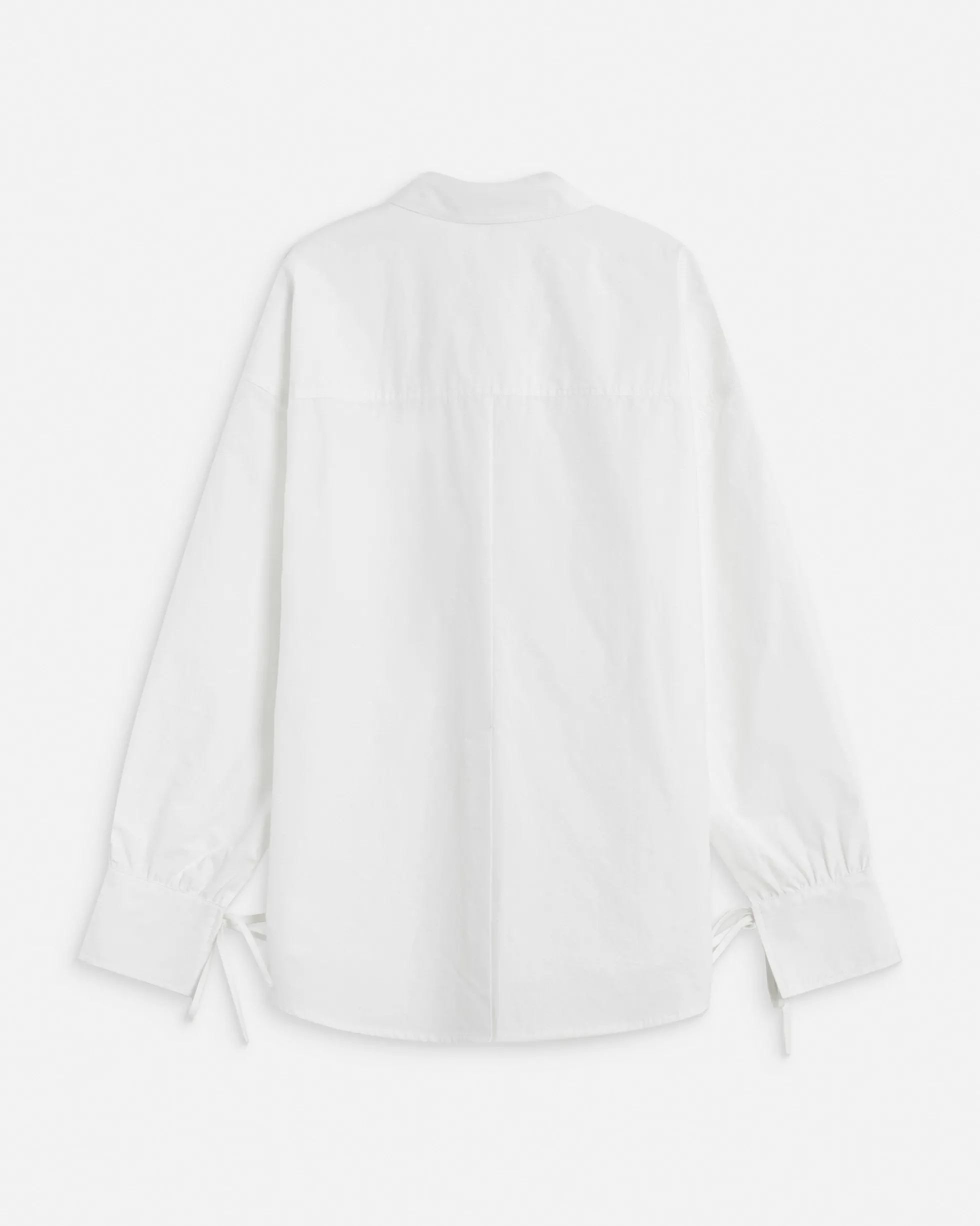 Chemise oversize en coton ivoire Armelle