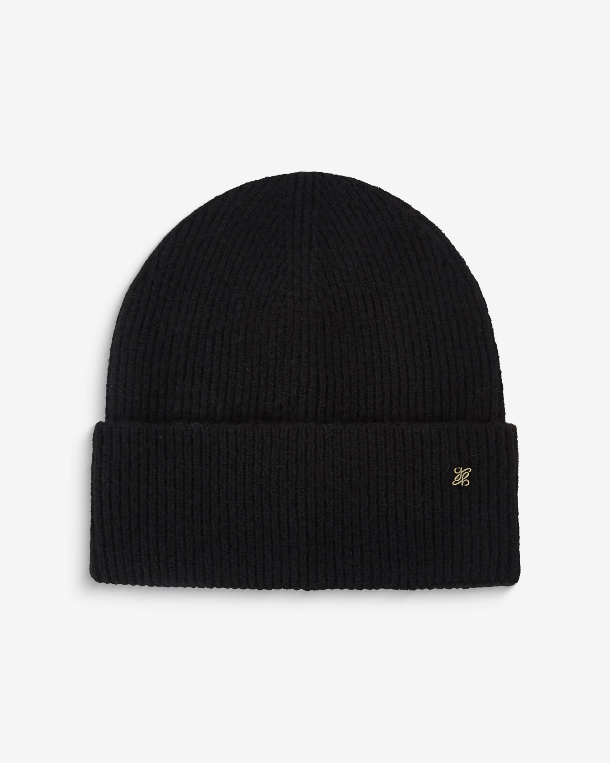 Duo bonnet et gants en maille noir Anicet
