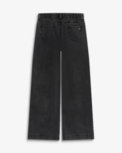 Jean baggy taille mi haute blackwashed John