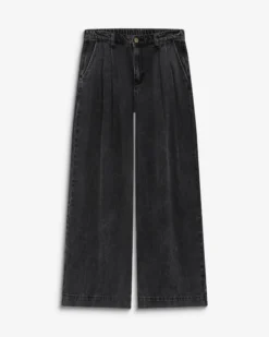 Jean baggy taille mi haute blackwashed John