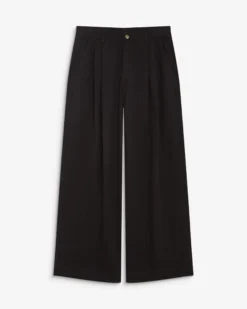 Jean baggy taille mi haute chocolat John