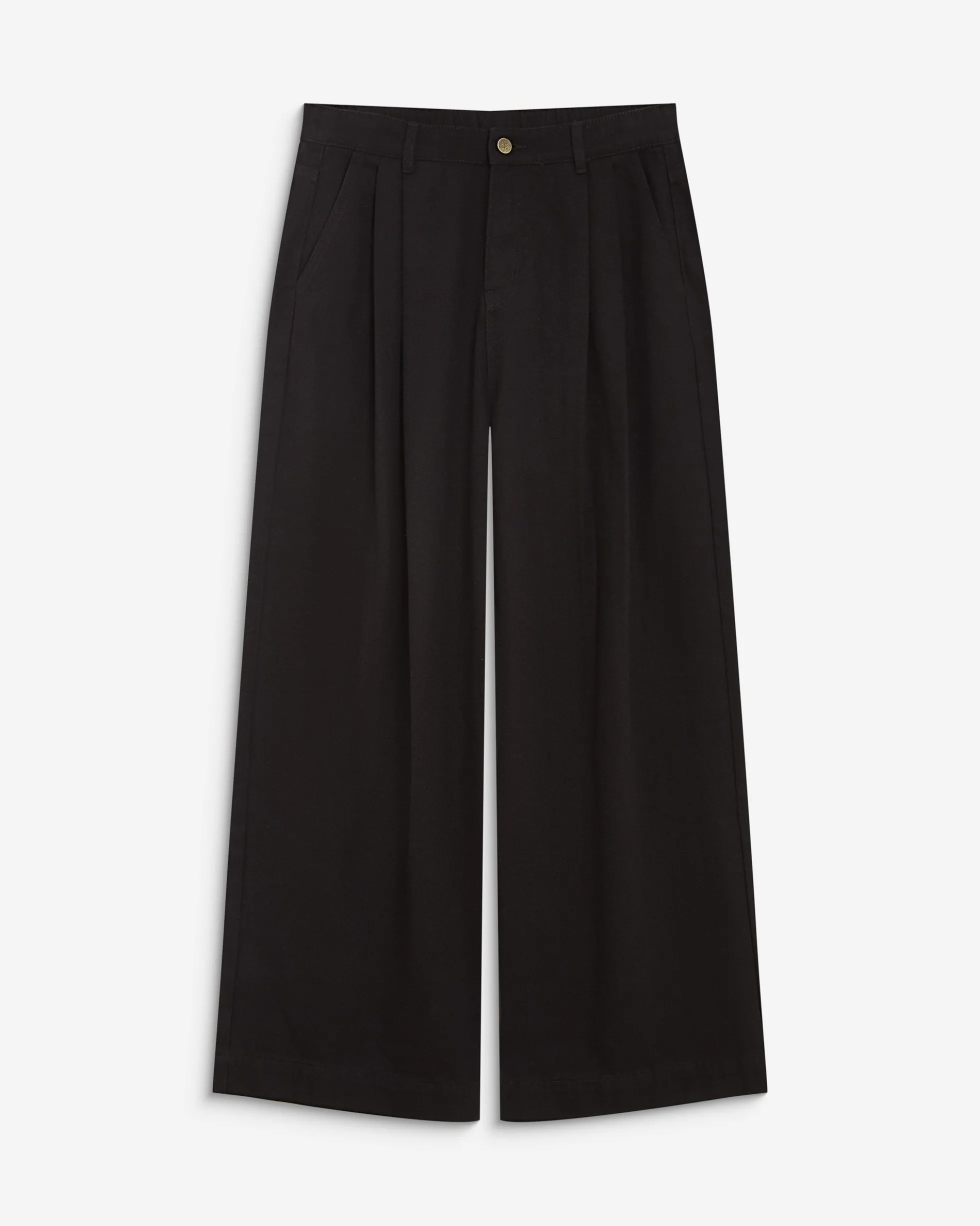 Jean baggy taille mi haute chocolat John