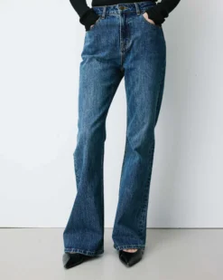 Jean flare délavé taille mi haute vintageblue Joseph