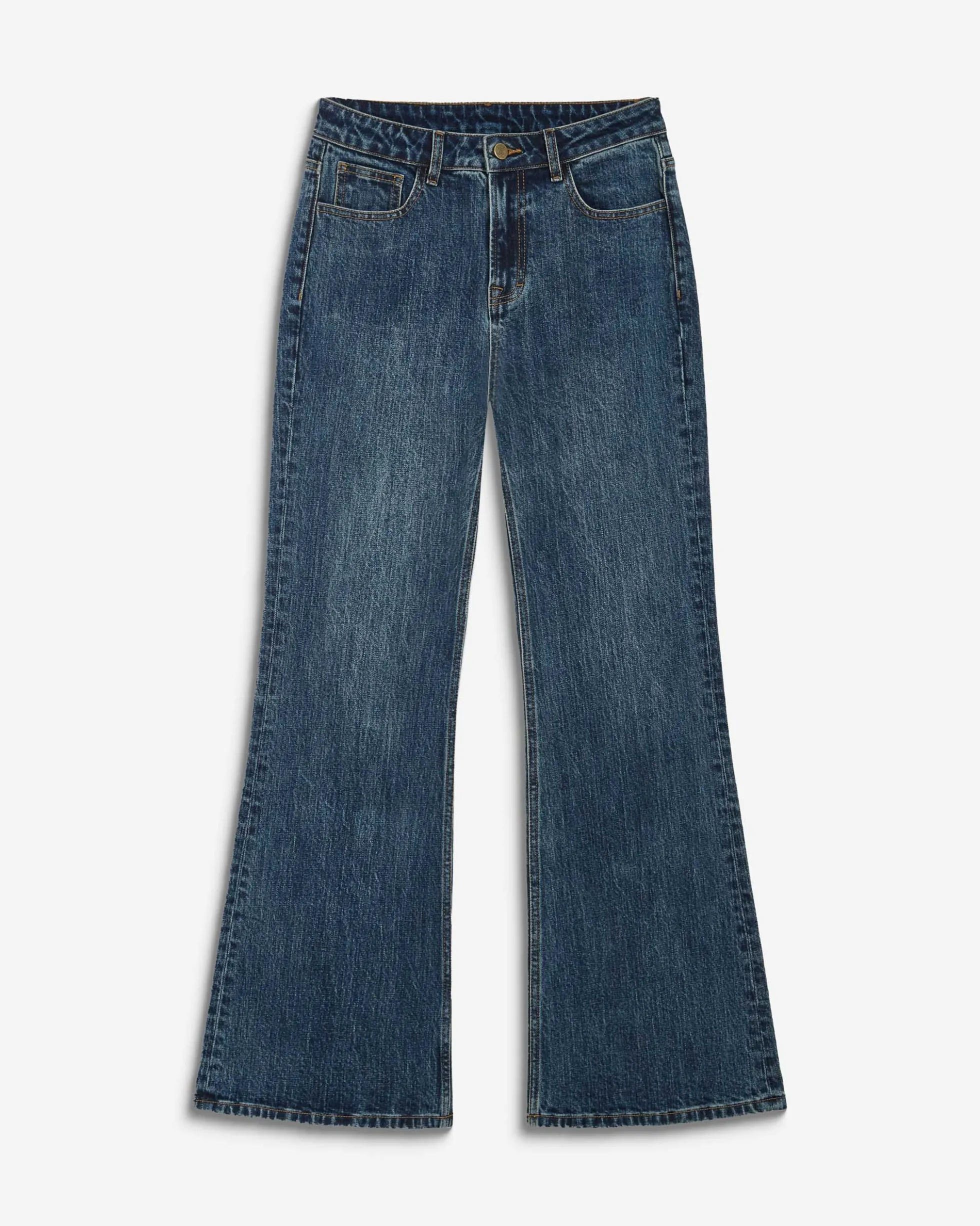 Jean flare délavé taille mi haute vintageblue Joseph