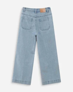 Jean loose 7/8e taille haute poches plaquées skyblue Joe