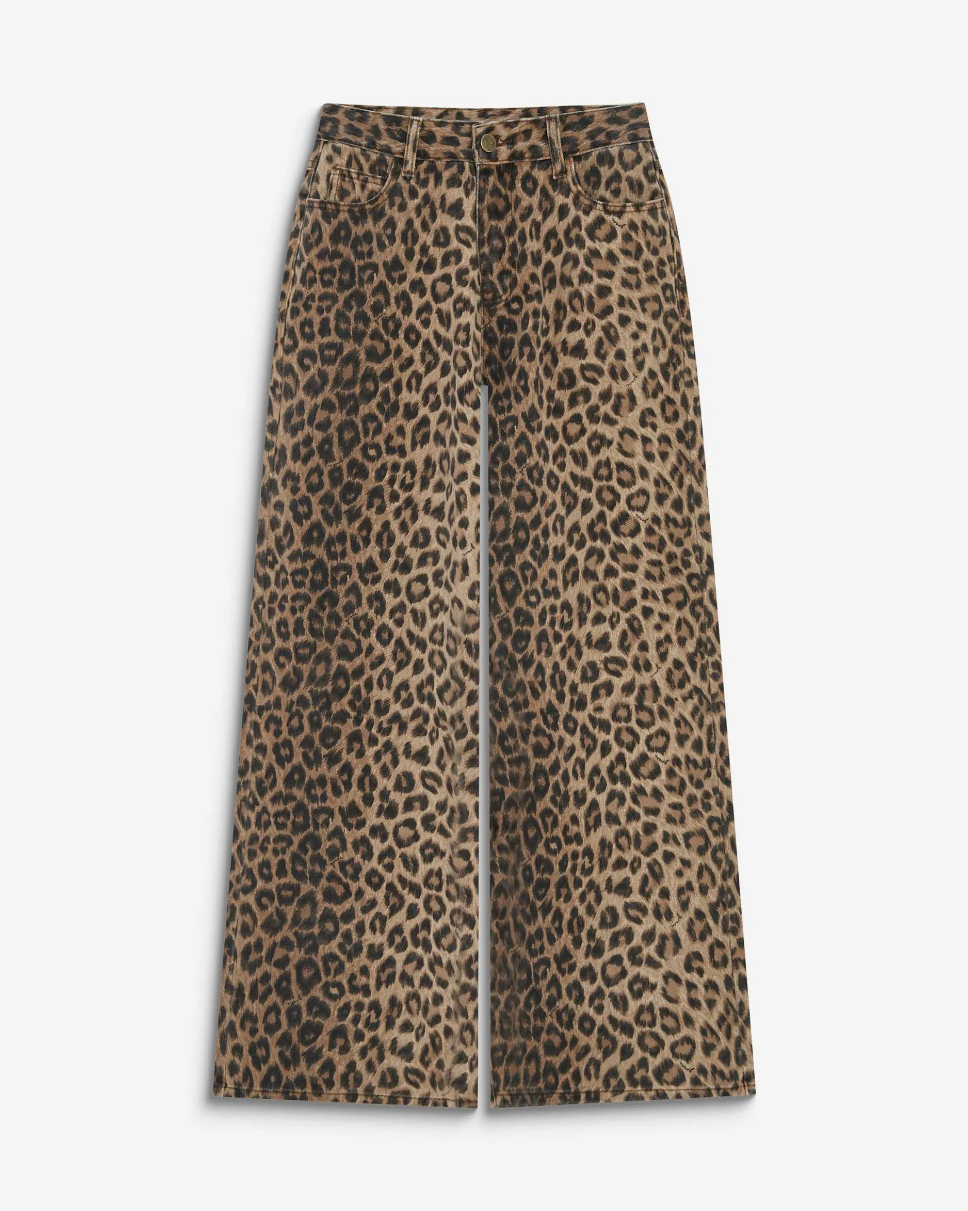 Jean taille haute loose imprimé leo Socca