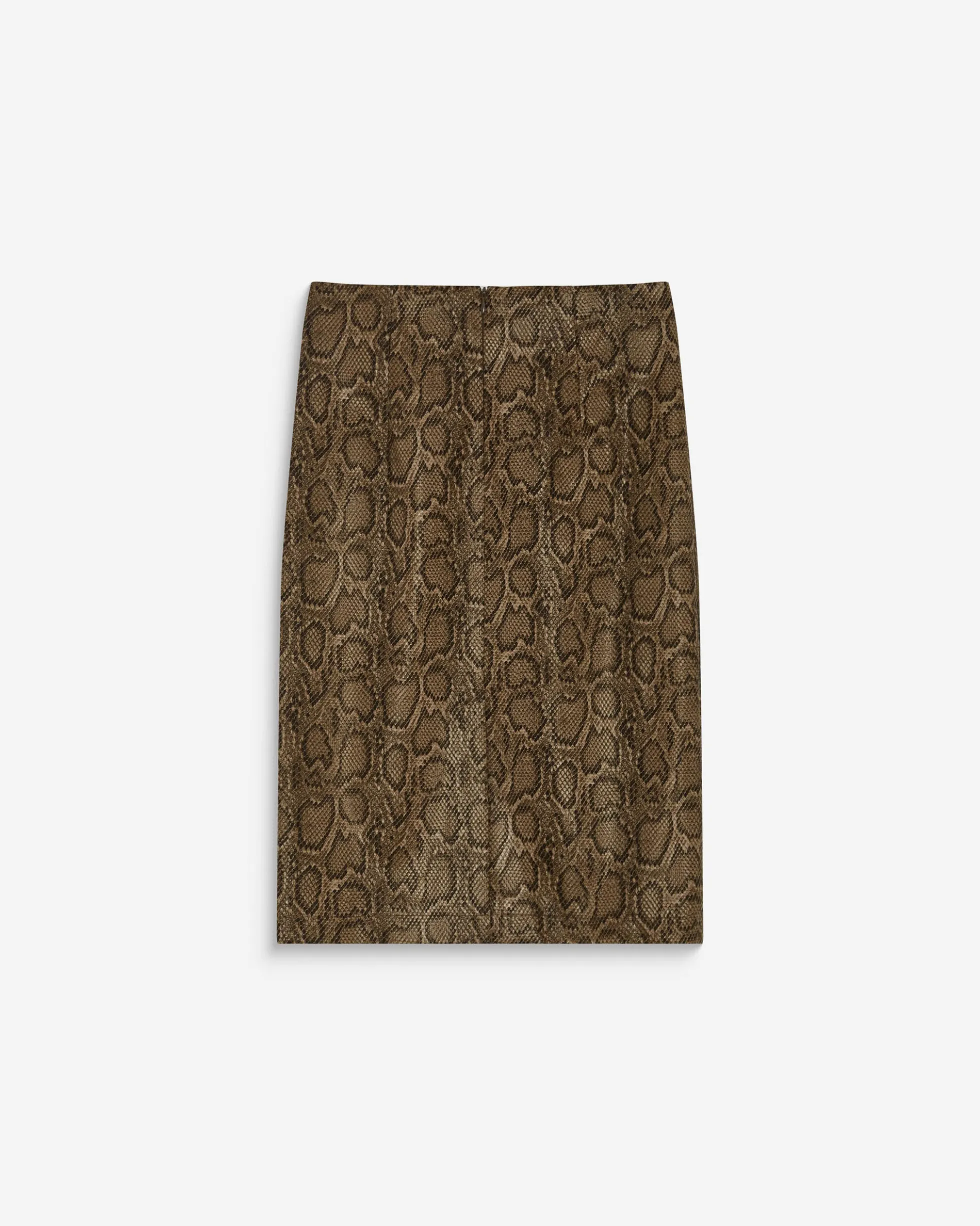 Jupe fourreau similicuir taille haute python Acacia