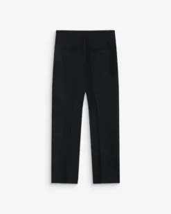Pantalon capri ajusté à rayures marine Adrian