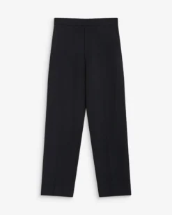 Pantalon cigarette court taille haute marine Armstrong