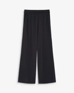 Pantalon en modal jambe large carbone Pax
