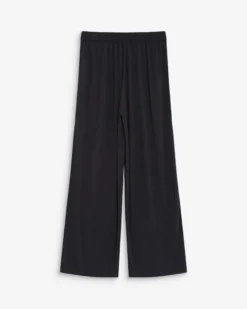 Pantalon en modal jambe large carbone Pax