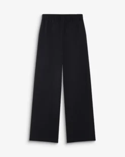 Pantalon tailleur large taille haute marine Alexander