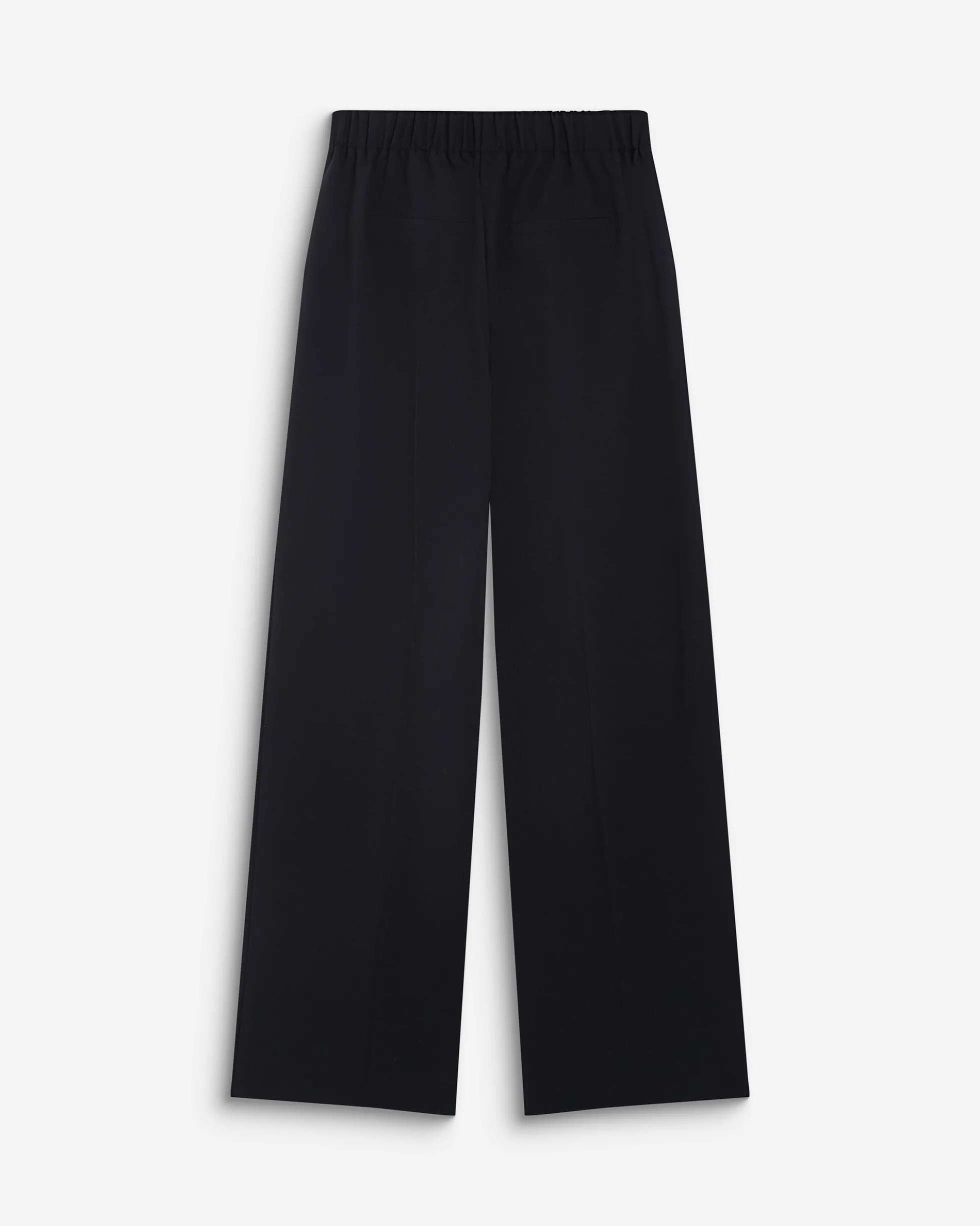 Pantalon tailleur large taille haute marine Alexander