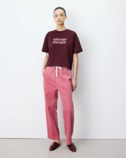 Pantalon velours côtelé taille ajustable blush Liberty