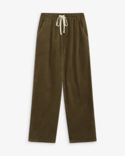 Pantalon velours côtelé taille ajustable kaki Liberty