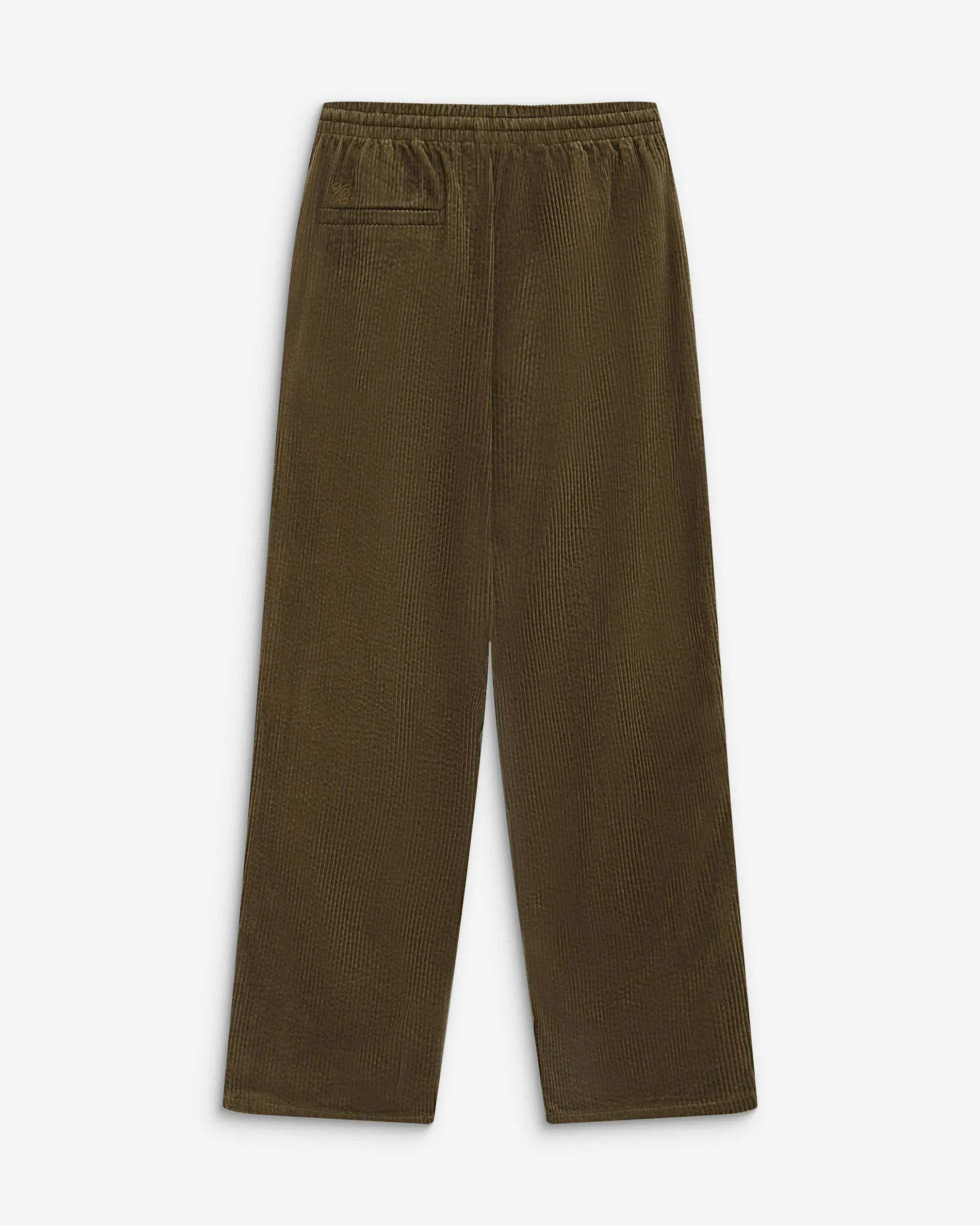 Pantalon velours côtelé taille ajustable kaki Liberty