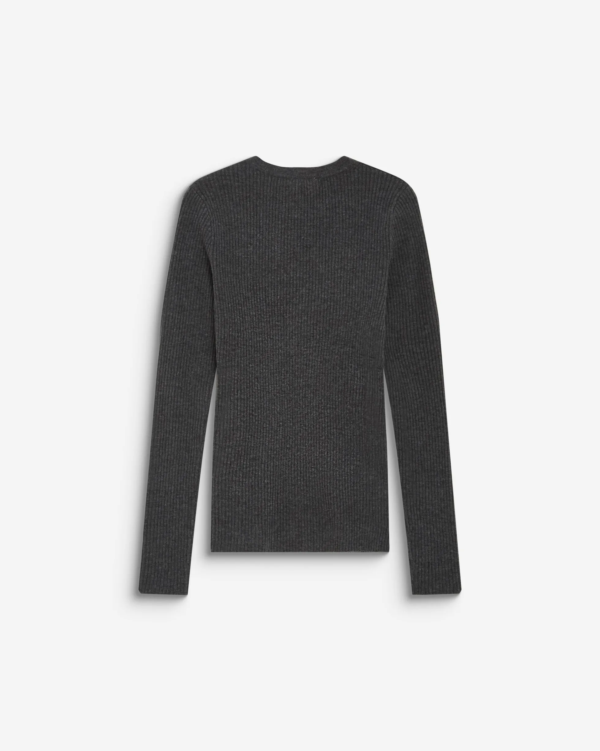 Pull cache-cœur col V près du corps anthracite Bindi
