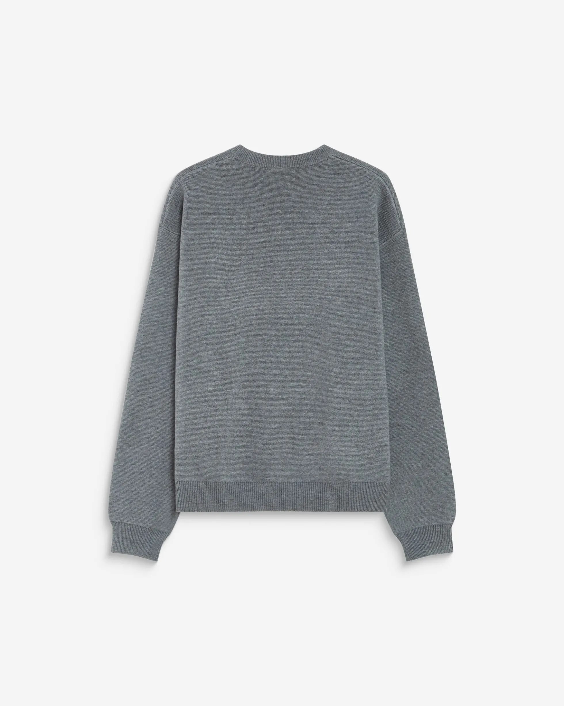 Pull à logo universitaire brodé gris Ashford