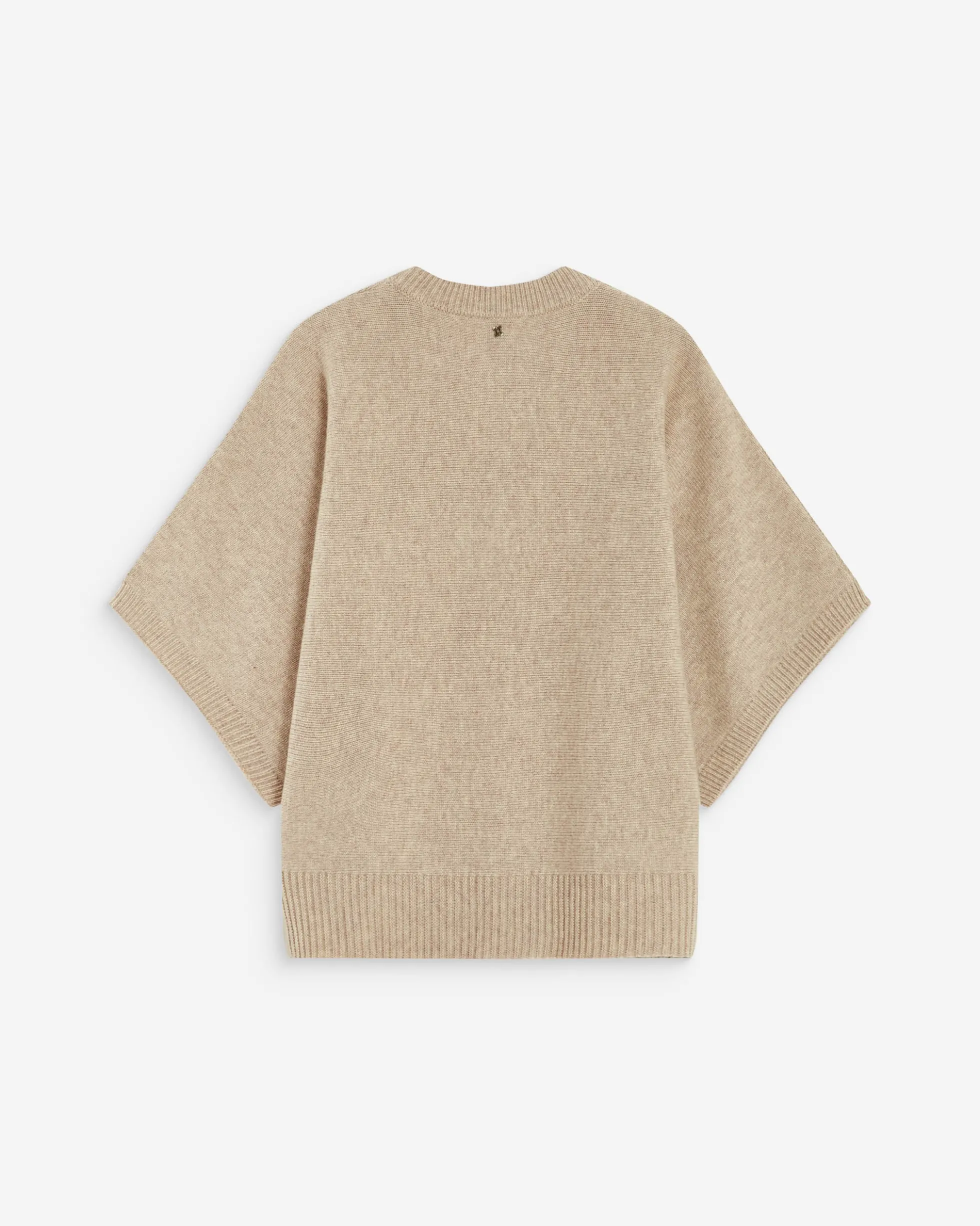 Pull oversize manches kimono 3/4 beige Almus