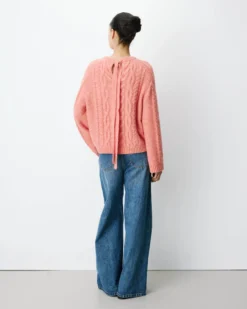 Pull torsadé à nouer au dos peche Arcelin