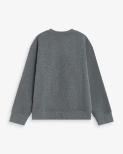 Sweat ample col rond à inscription anthracite Armandio