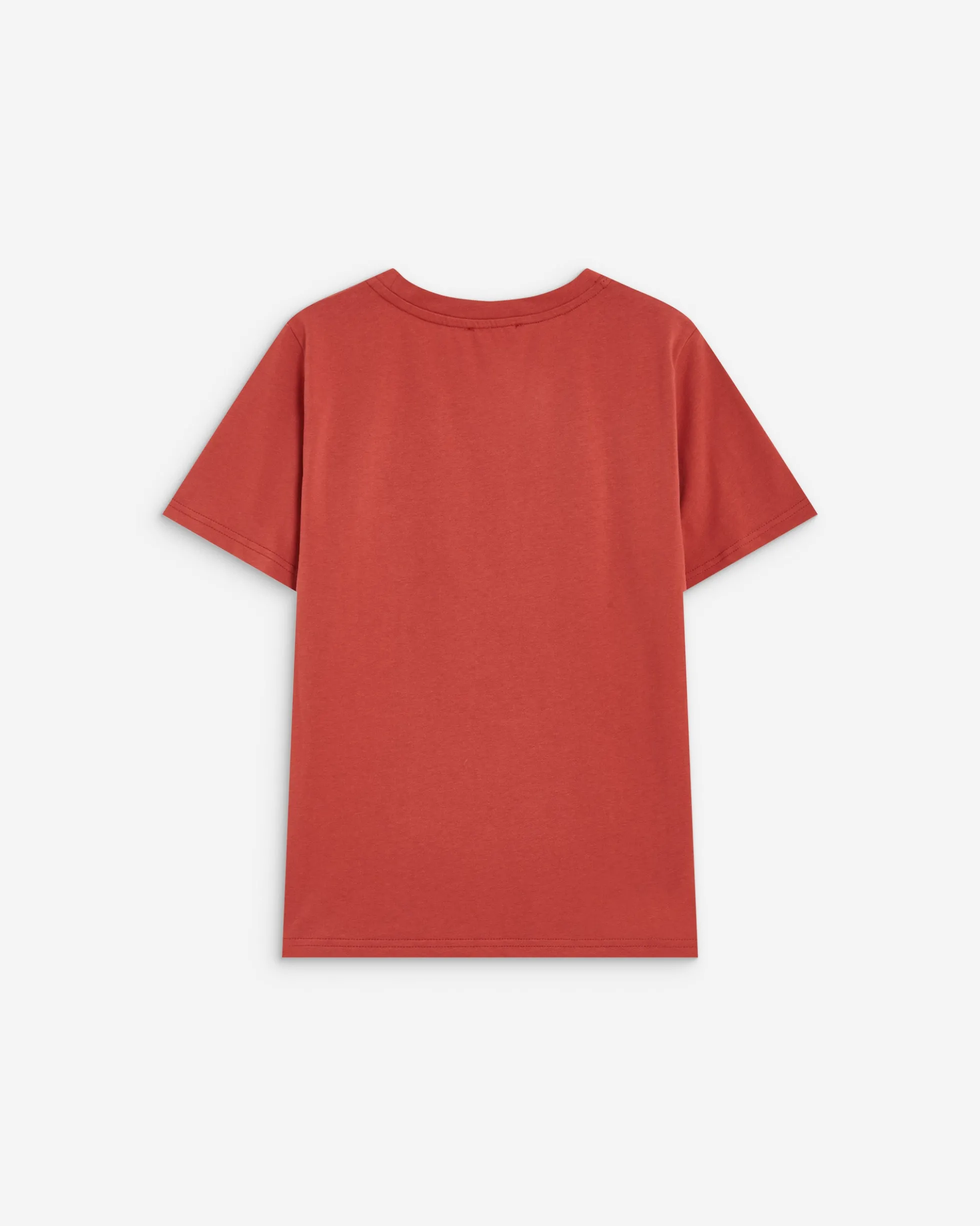 T-shirt en coton à message imprimé blush Amadis
