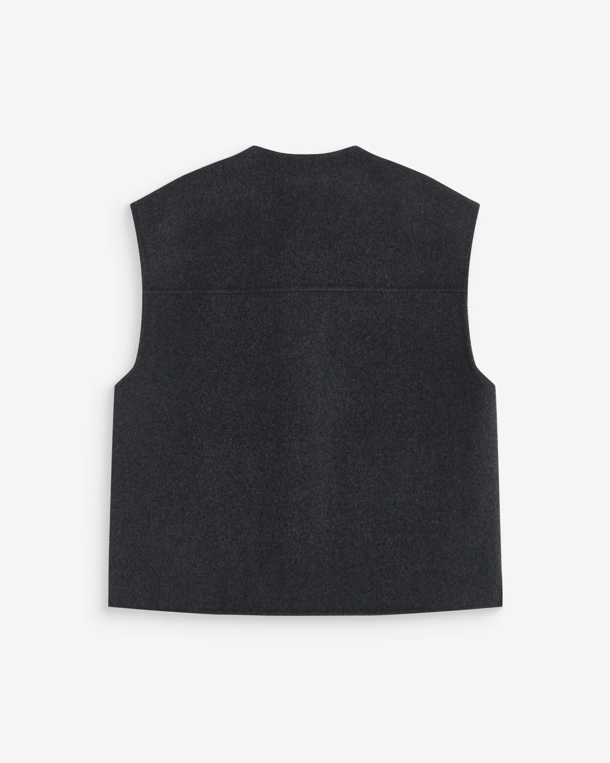 Veste sans manches oversize anthracite Adagio