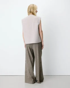Veste sans manches oversize sable Adagio